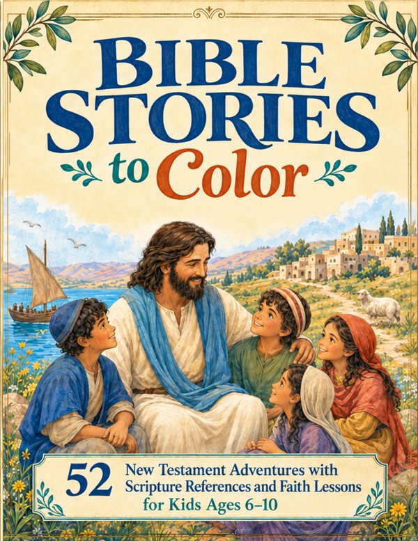 Cover of Bible Stories to Color